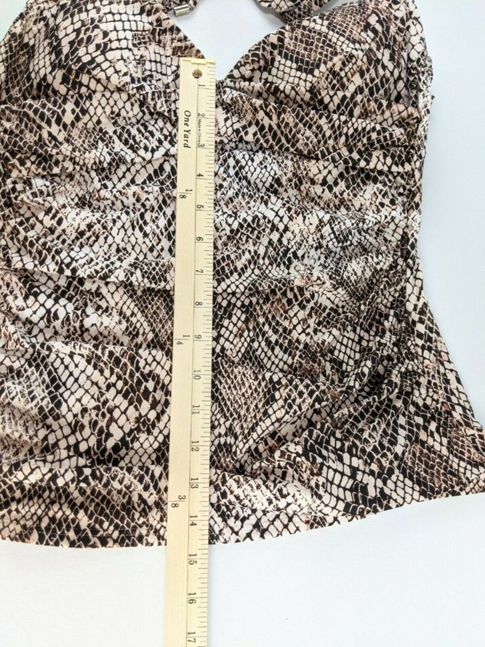 Calvin Klein Women’s Sz M Tankini Swimsuit Chameleon Crossover Animal print Nwt - Picture 7 of 11